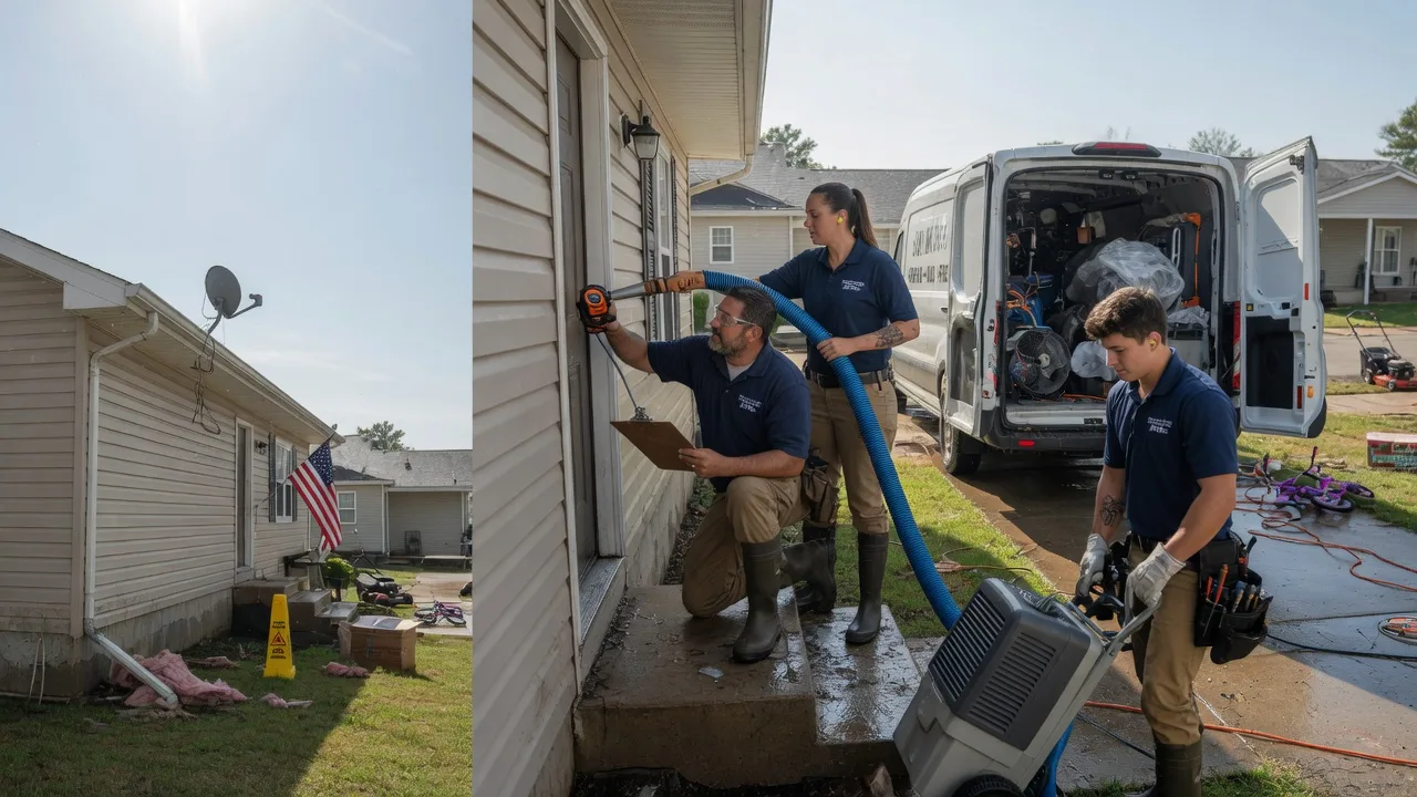 Ceiling Water Damage Restoration in Seatonville, IL near me